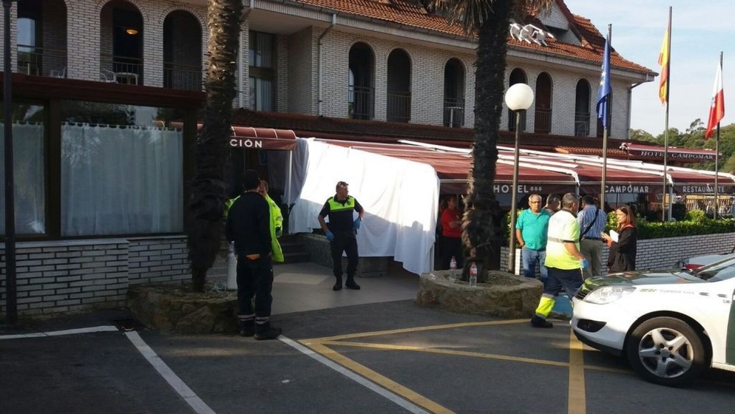 Intoxicados ocho malagueños por una fuga de gas en un hotel de Cantabria