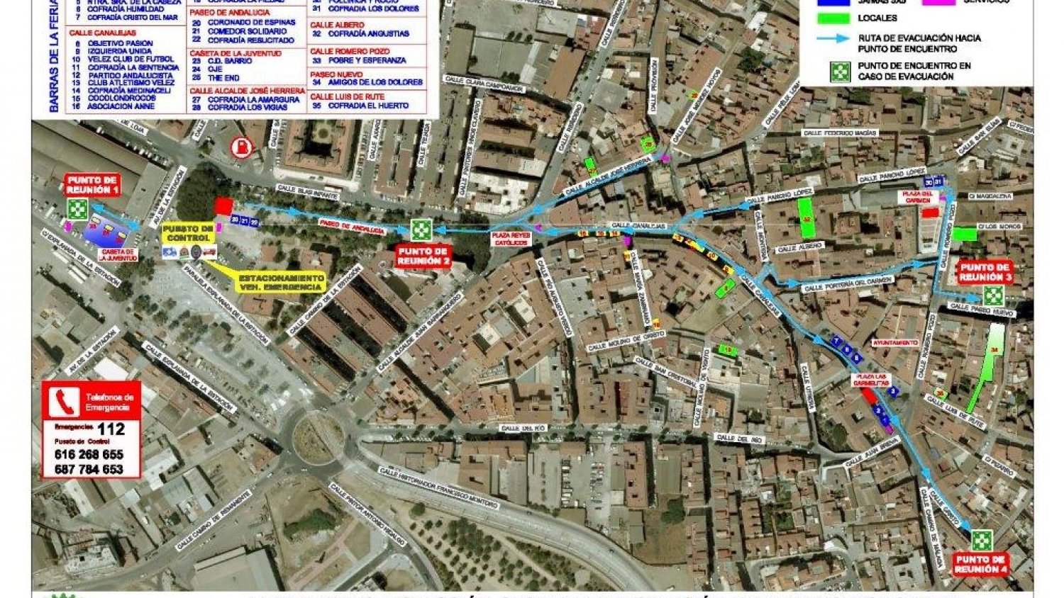 Vélez-Málaga diseña por primera vez un plan de autoprotección y seguridad para la Real Feria de San Miguel