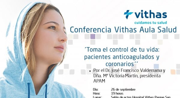Vithas Parque San Antonio organiza una charla sobre anticoagulación