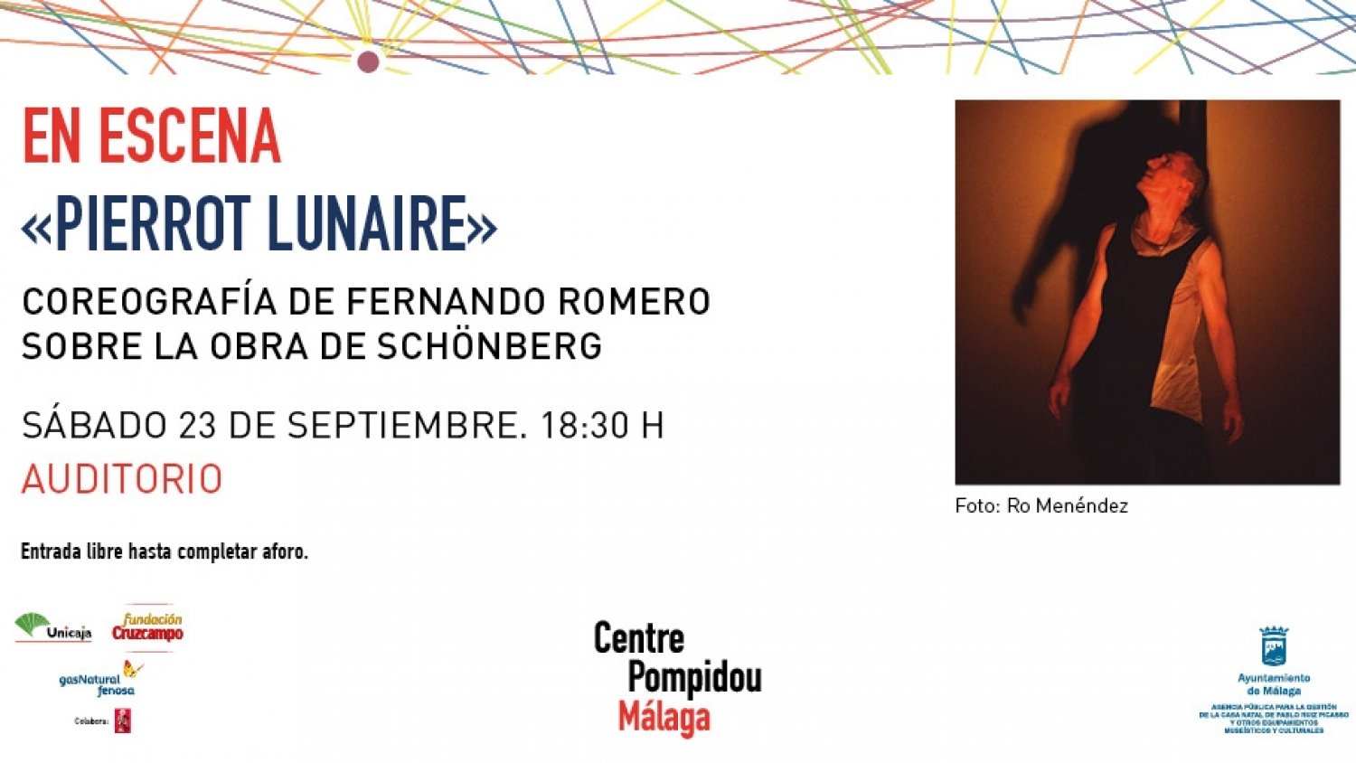 La lírica de Pierrot Lunaire llega al Centre Pompidou Málaga coreografiada por Fernando Romero