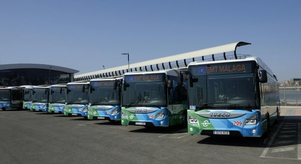 Málaga, primera ciudad con dos líneas de autobús urbano completamente eléctrico-híbridas