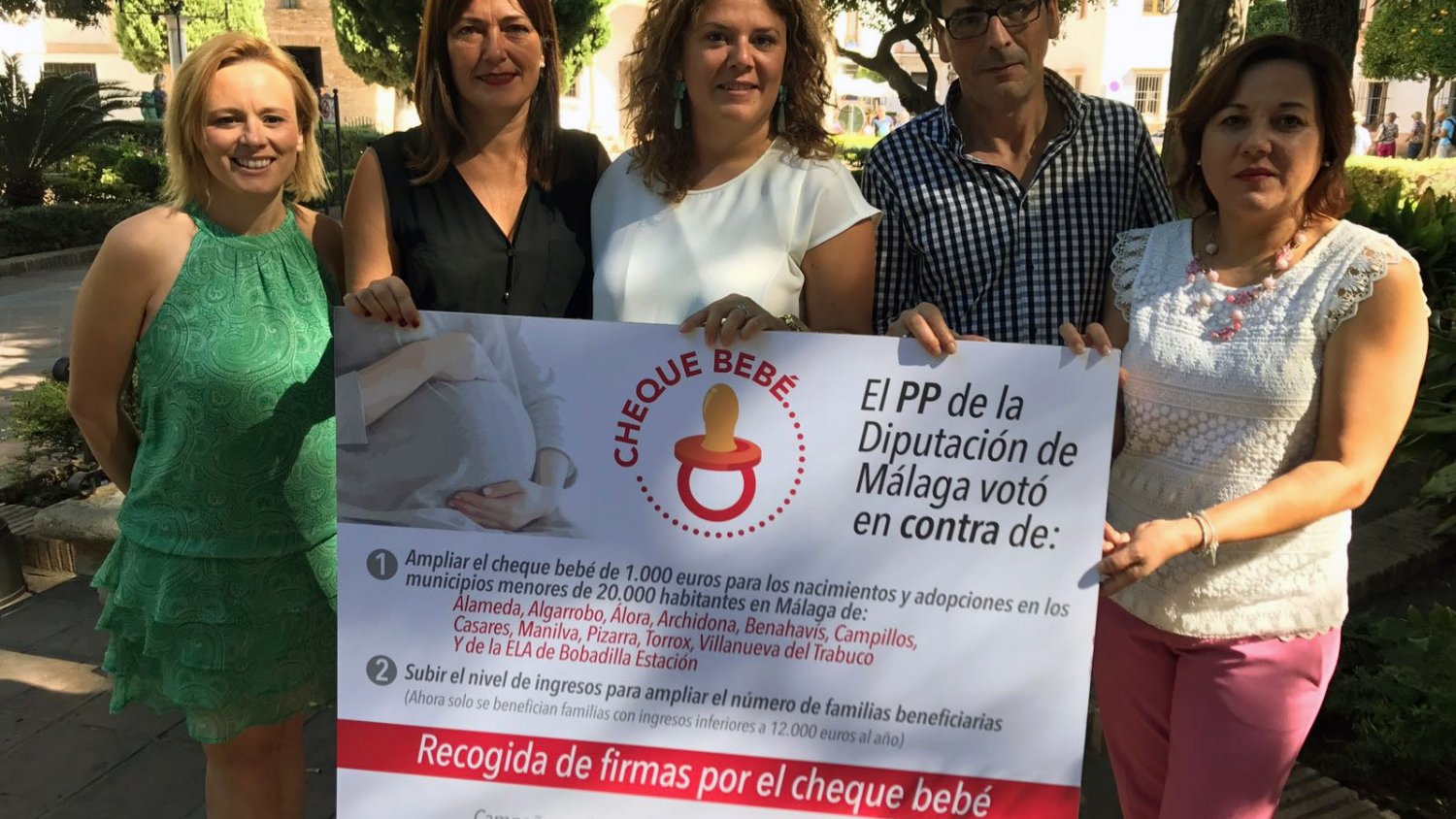 El PSOE plantea que se flexibilicen los criterios económicos para recibir el cheque bebé de la Diputación