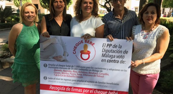 El PSOE plantea que se flexibilicen los criterios económicos para recibir el cheque bebé de la Diputación