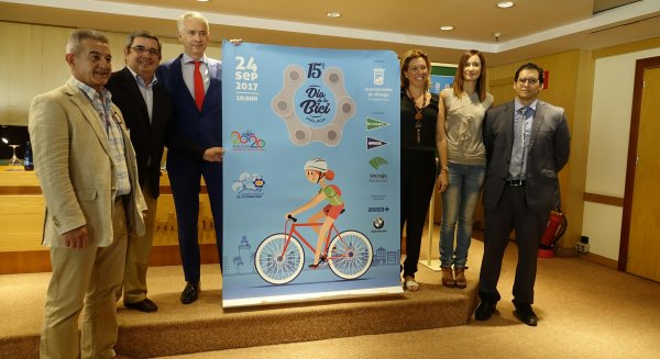 El 24 de septiembre, cita ciclista en Málaga, con el 15º Día de la Bici