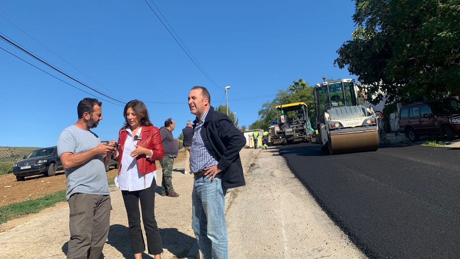 Ayuntamiento de Ronda y Diputación arrancan las labores de asfalto entre Los Prados y La Cimada