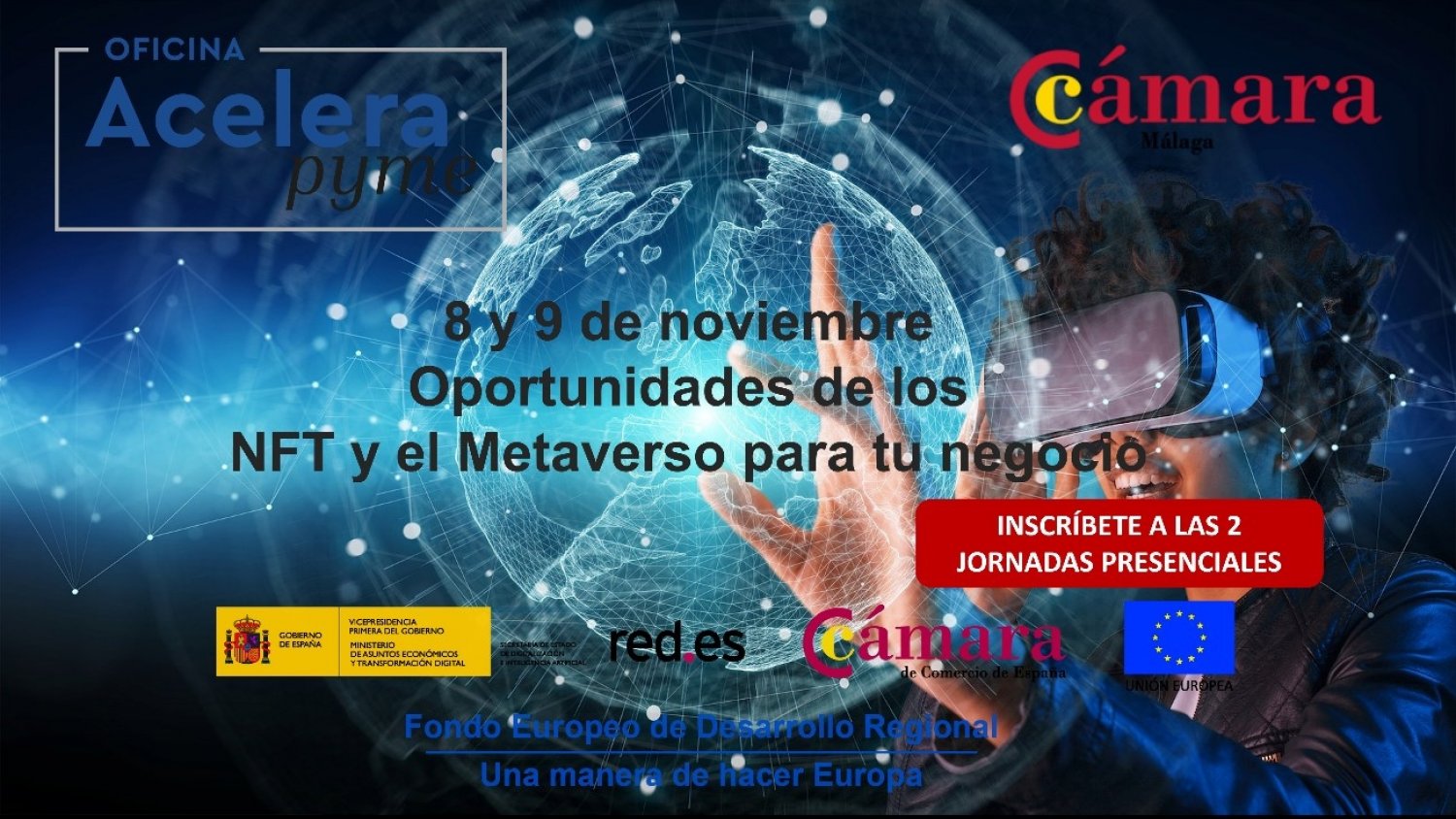 La Cámara de Comercio impulsa las Jornadas sobre “Oportunidades de los NFT  y el Metaverso para tu negocio”