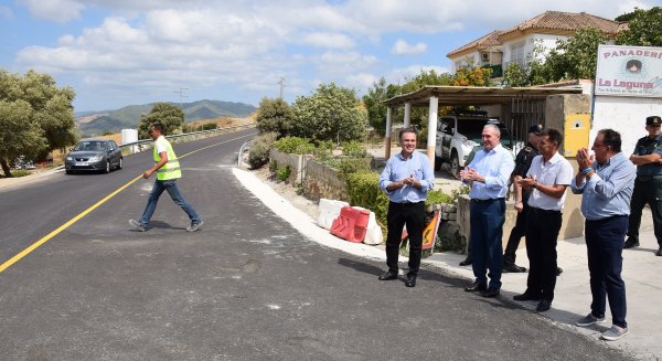 Reabierto la carretera A-377 entre Manilva y Gaucín tras el corte en diversos tramos por las de obras de mejora