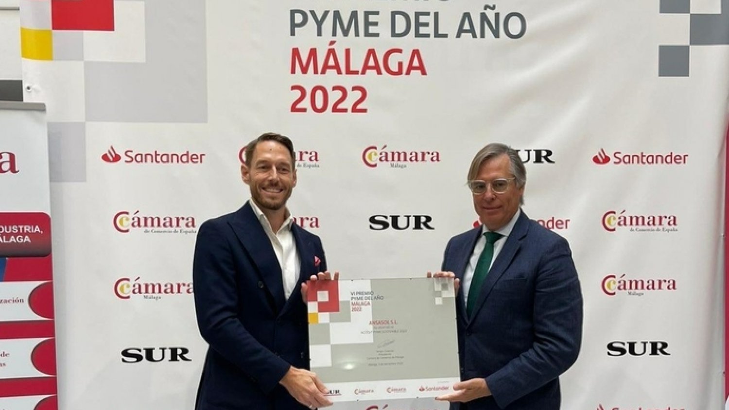 Ansasol recibe el Premio Pyme del Año de Málaga 2022