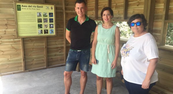 La Diputación incrementa los espacios para el avistamiento de aves con un observatorio en Cuevas de San Marcos