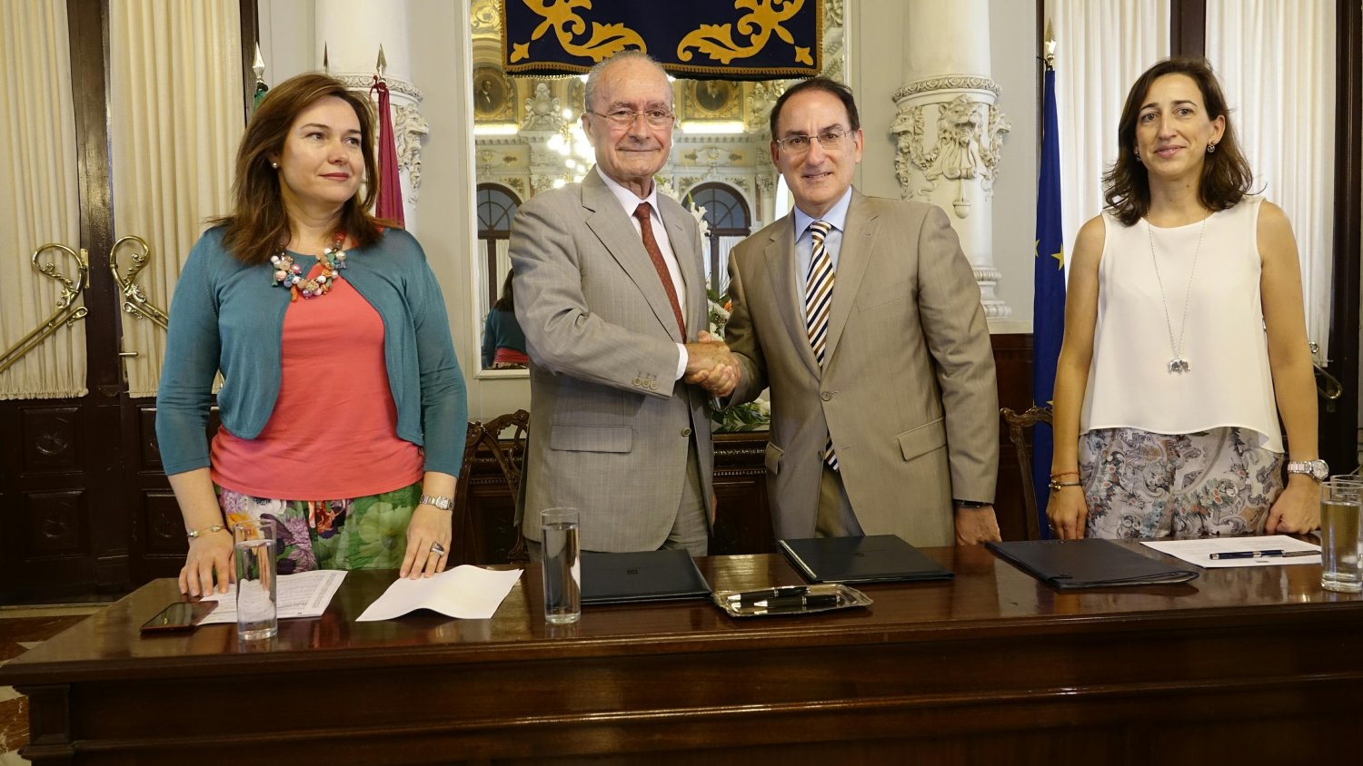 El Ayuntamiento y la Confederación de Empresarios impulsan las inversiones en Málaga