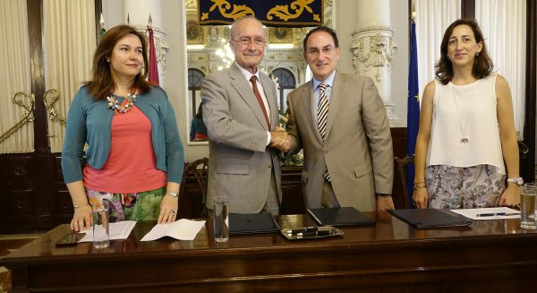 El Ayuntamiento y la Confederación de Empresarios impulsan las inversiones en Málaga