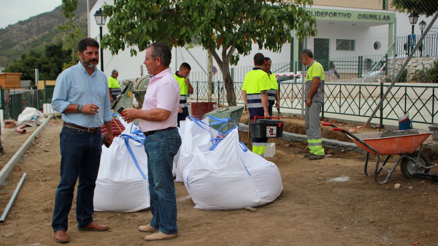 Ultiman los trabajos para la remodelación integral del Parque de Osunillas de Mijas