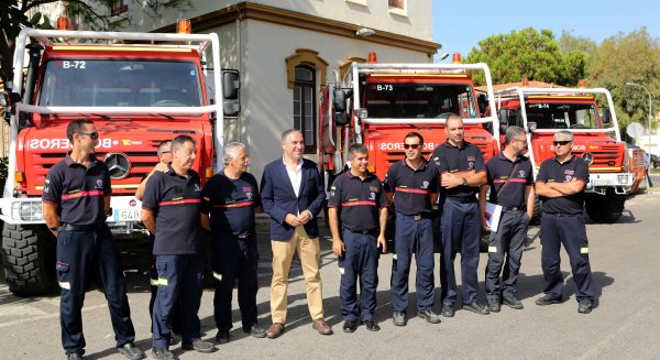 La Diputación potencia la dotación del Consorcio de Bomberos con una aportación extraordinaria de 3,2 millones de euros