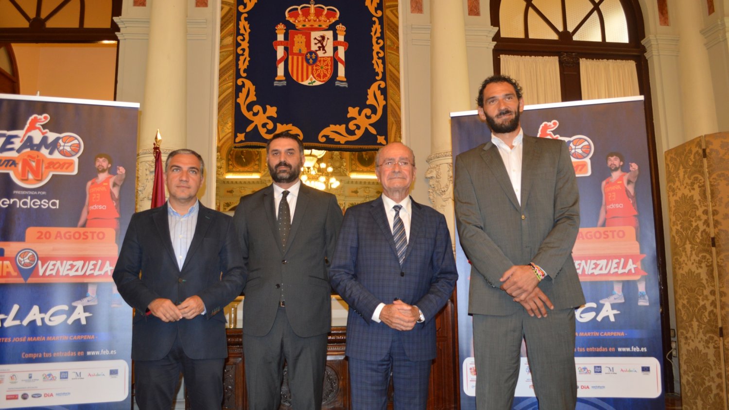 Málaga acogerá el amistoso preparatorio del Eurobasket entre las selecciones de España y Venezuela