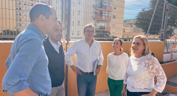 Las pistas deportivas de los colegios Los Boliches y El Tejar estarán terminadas el día 14 de noviembre