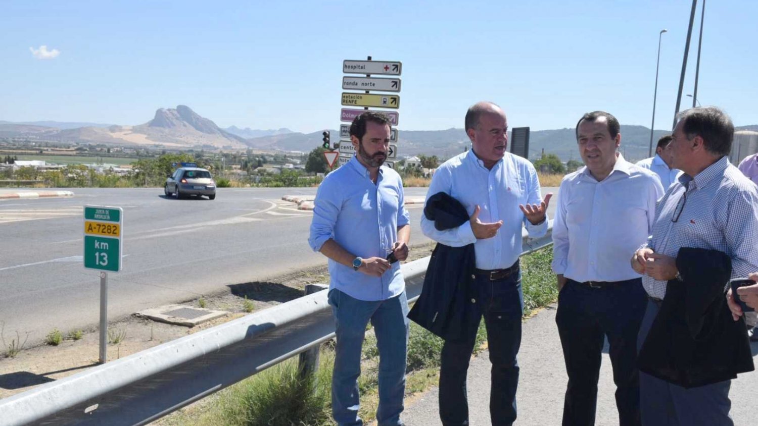 La Junta acomete mejoras en las carreteras de acceso y circunvalación de Antequera