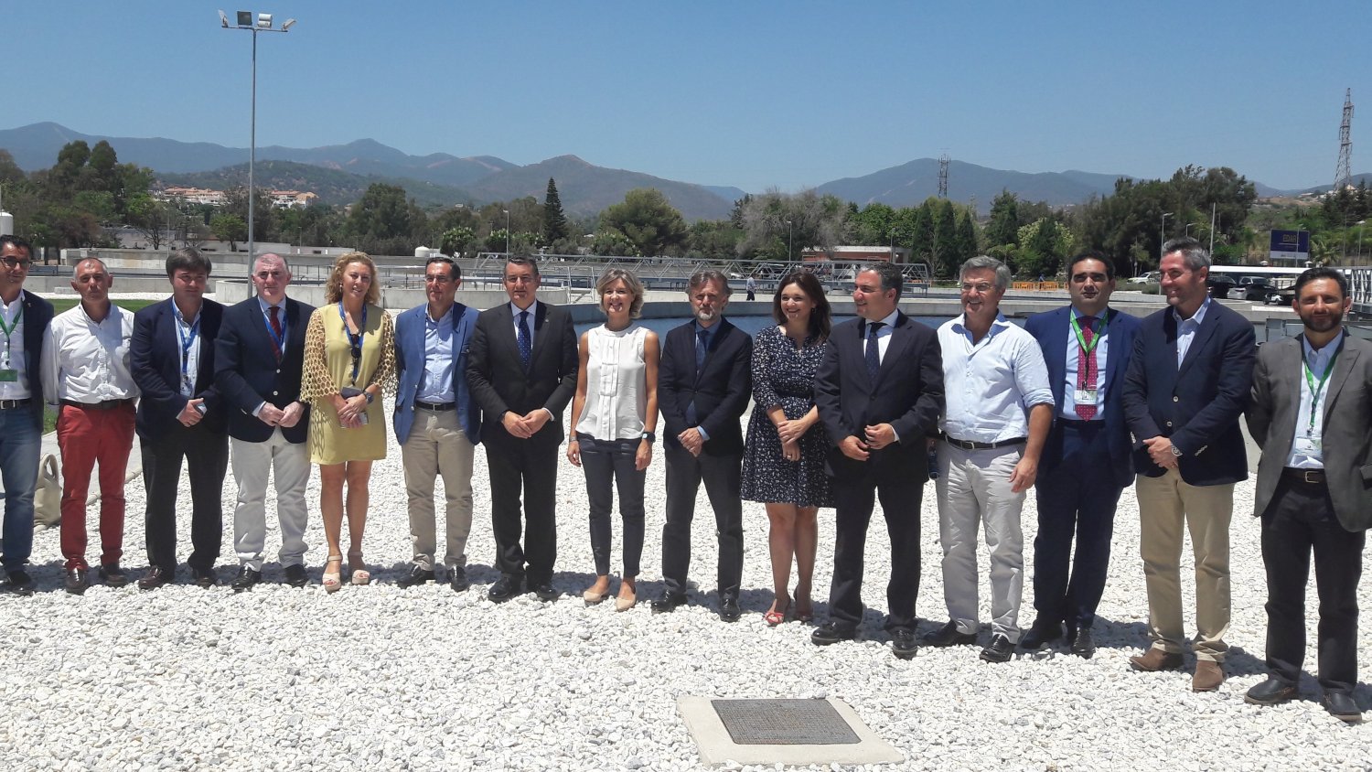 Isabel García Tejerina inaugura la ampliación de la estación depuradora de Guadalmansa-Estepona