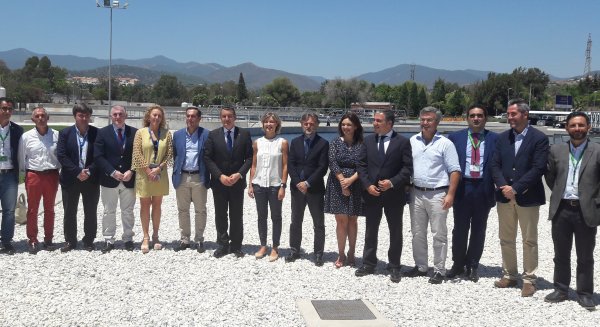 Isabel García Tejerina inaugura la ampliación de la estación depuradora de Guadalmansa-Estepona