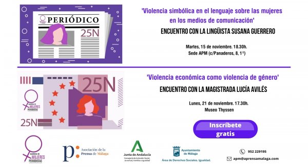 La violencia económica centra la campaña del 25N de la Asamblea de Mujeres Periodistas