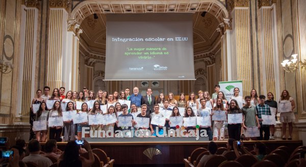 Más de un centenar de jóvenes participarán con Unicaja en la nueva edición del programa de convivencia en EEUU