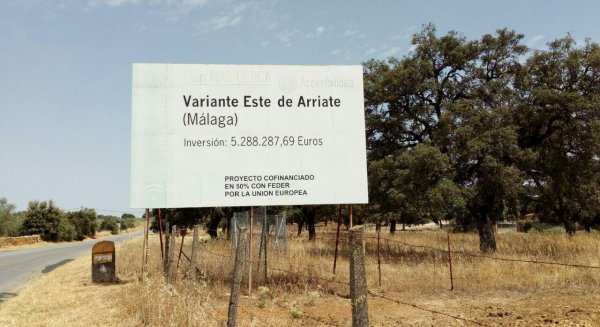 Podemos denuncia el incumplimiento de la Junta con la reanudación de las obras de la variante de Arriate