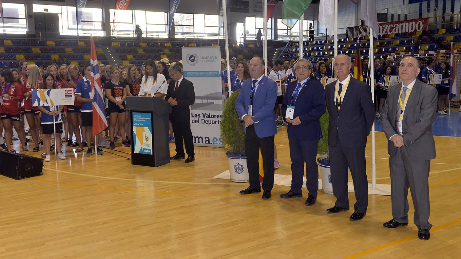 Antequera acoge el acto inaugural del Campeonato de España Universitario de Balonmano