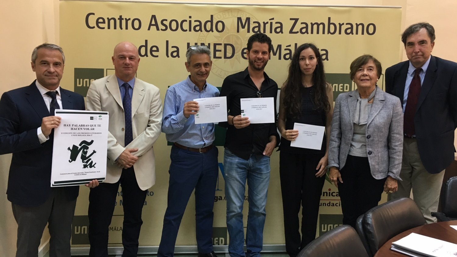 Entregados los premios literarios UNED Málaga y Fundación Unicaja