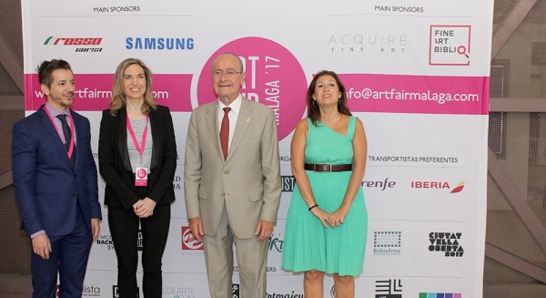 El alcalde de Málaga inaugura Art Fair Málaga ’17 en el Palacio de Ferias y Congresos de Málaga