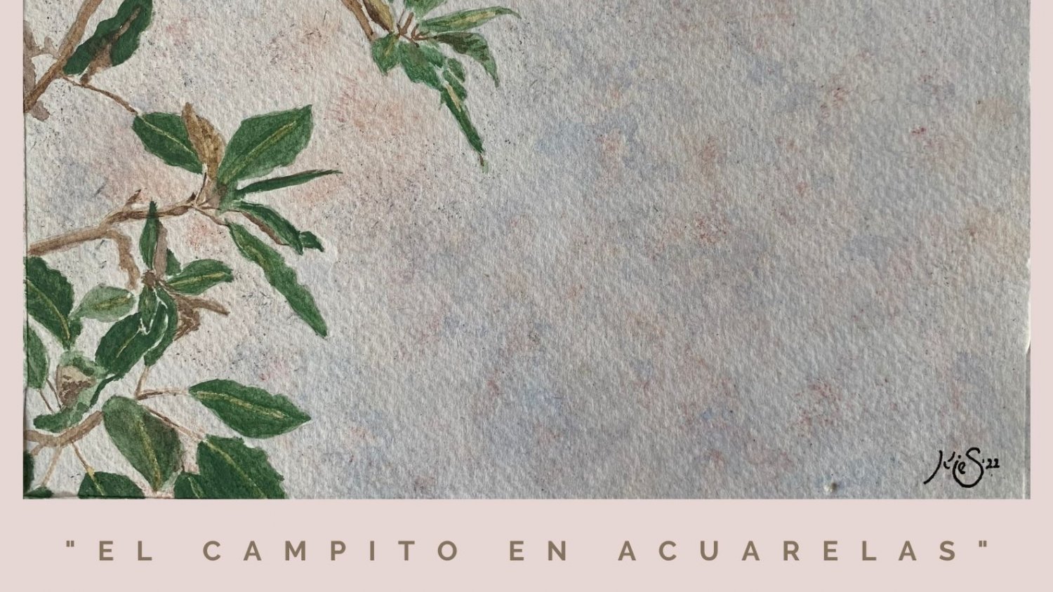 La artista Michelle Span expone ‘El campito en acuarelas’ en la Casa de Las Tejerinas