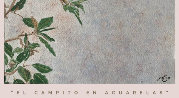 La artista Michelle Span expone ‘El campito en acuarelas’ en la Casa de Las Tejerinas