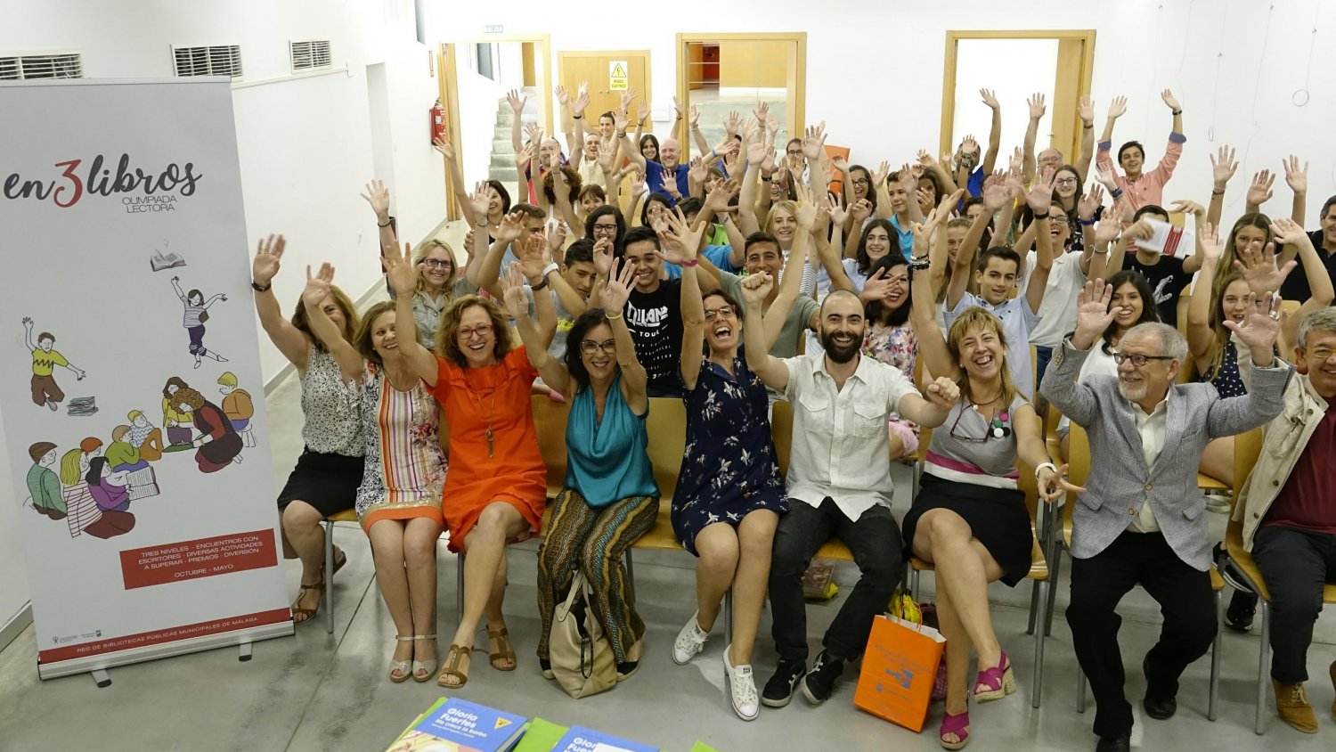 El equipo del IES de Huelin, ganador de la edición más multitudinaria de la Olimpiada Lectora