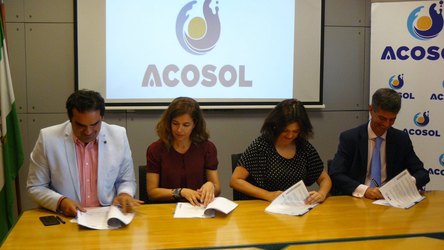 Acosol firma convenios de colaboración con el CIT y Apymespa para dinamizar las Pymes de Marbella y San Pedro