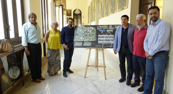 Ayuntamiento de Málaga y Diputación impulsan la tercera fase del parque de San Rafael
