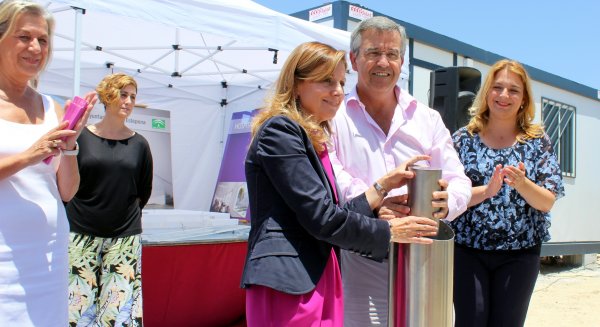 Colocada de la primera piedra del Hospital de Alta Resolución de Estepona