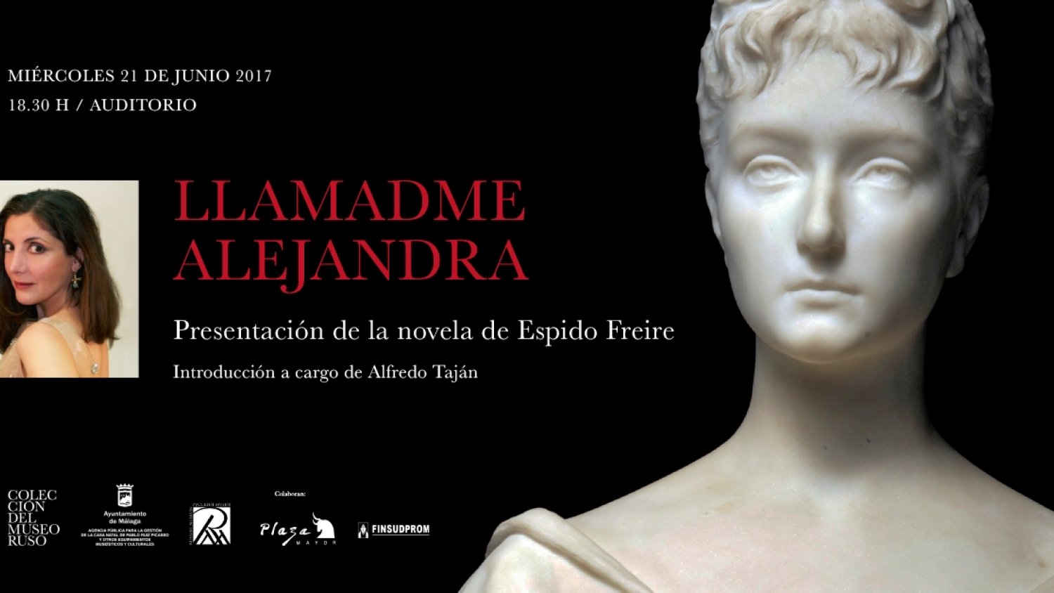 Espido Freire presenta en la colección del Museo Ruso 'Llamadme Alejandra'