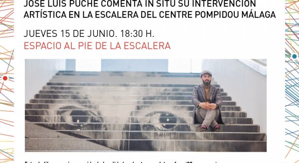 José Luis Puche reflexionará sobre su trabajo 'Papá' en las escaleras del Centre Pompidou Málaga