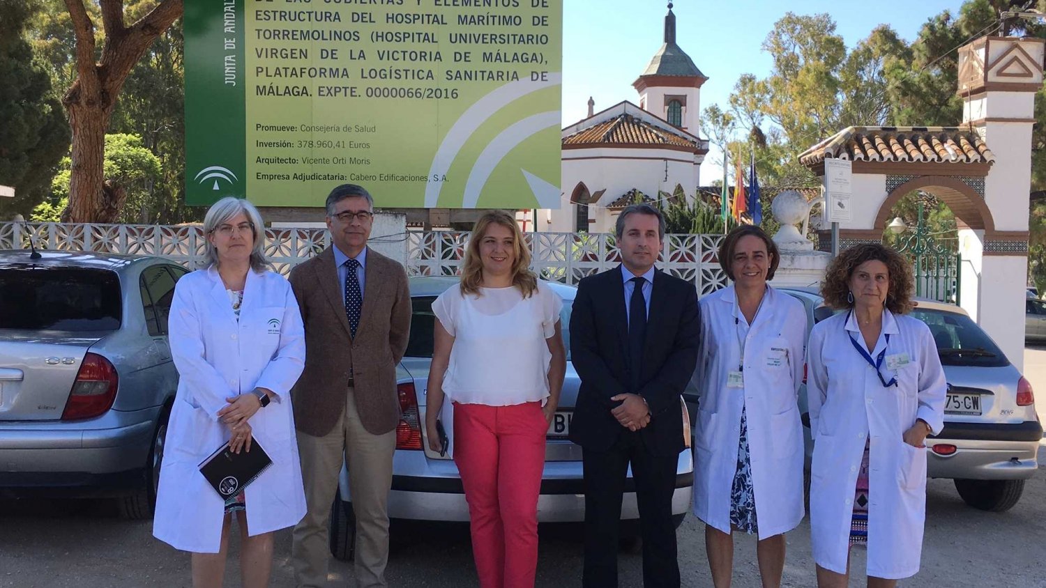 El Hospital Marítimo de Torremolinos inicia las obras de conservación y mantenimiento de cubiertas y estructuras