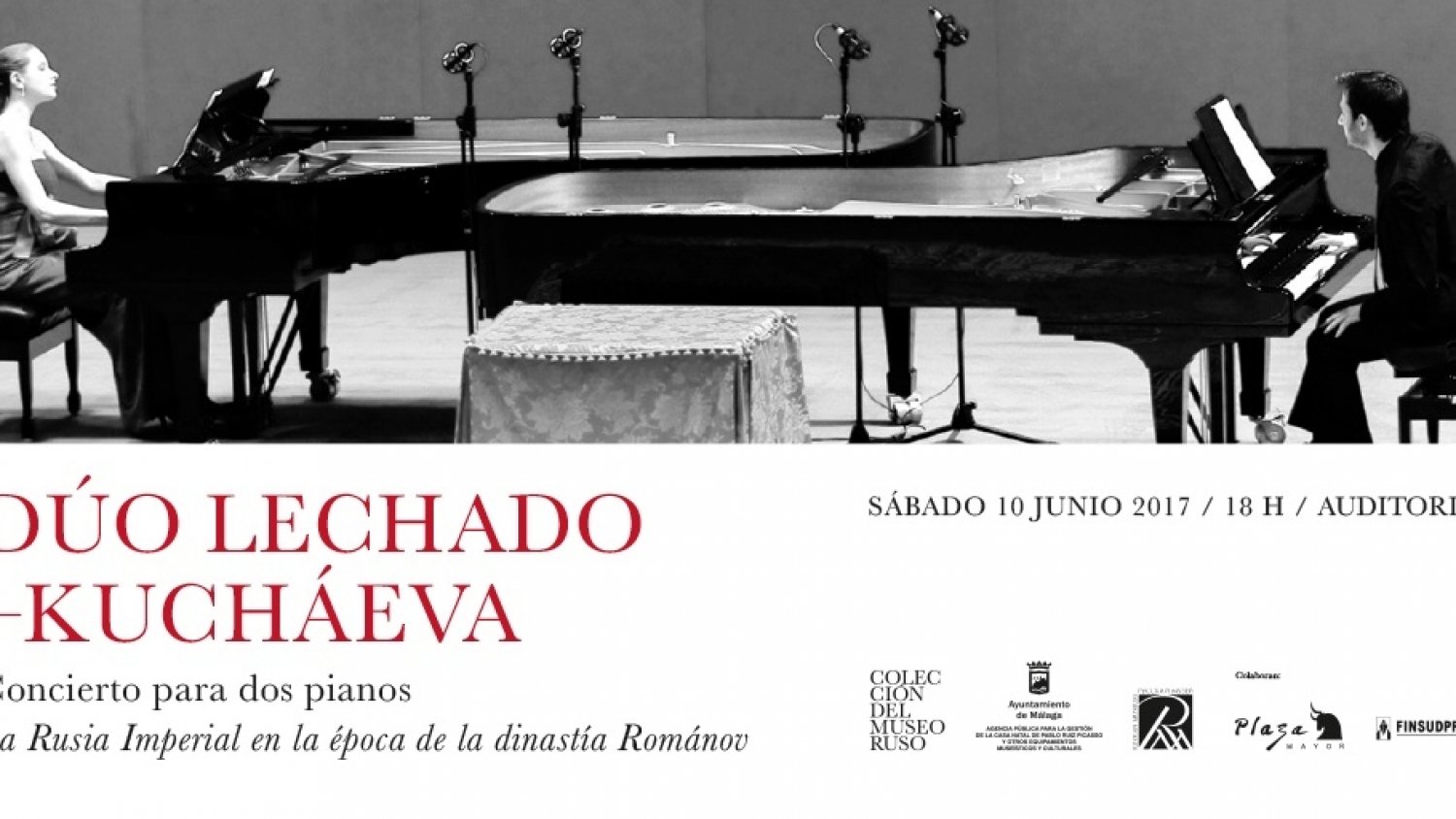 La sensibilidad y riqueza musical del dúo Lechado-Kuchaéva llegan al auditorio de la Colección del Museo Ruso
