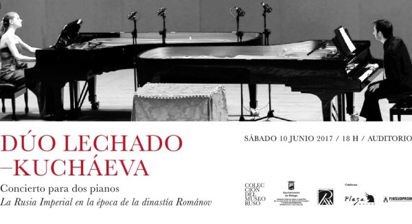 La sensibilidad y riqueza musical del dúo Lechado-Kuchaéva llegan al auditorio de la Colección del Museo Ruso