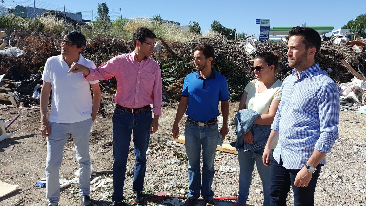 El PSOE exige a Diputación que ejecute las obras del punto limpio del polígono industrial de Arriate