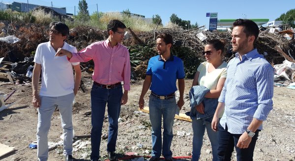 El PSOE exige a Diputación que ejecute las obras del punto limpio del polígono industrial de Arriate