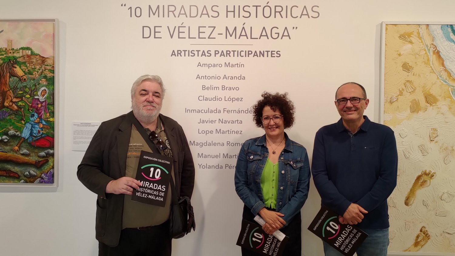 La sala de exposiciones de San Francisco acoge una muestra colectiva de artistas locales de Vélez-Málaga