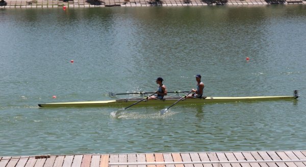 Tres oros para el Mediterráneo en la última regata de la Copa de Andalucía de remo