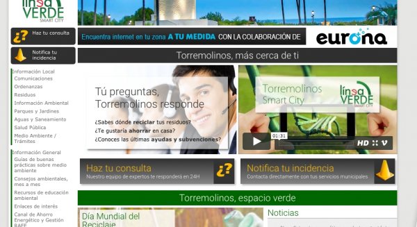 Torremolinos atiende 351 incidencias en el primer mes de actividad de la App para móviles Línea Verde
