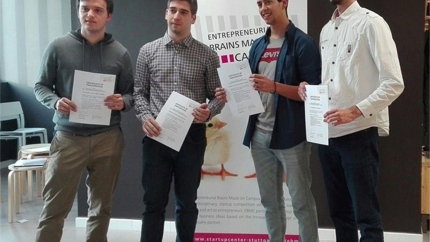 Cinco estudiantes de la Universidad de Málaga participan en la final del EBMC en Stuttgart