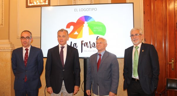 El puerto de Málaga presenta la imagen y acciones de comunicación sobre el bicentenario de la Farola