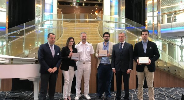 La compañía británica Thompson Cruises bautiza su nuevo buque ‘Tui Discovery 2’ en el puerto de Málaga