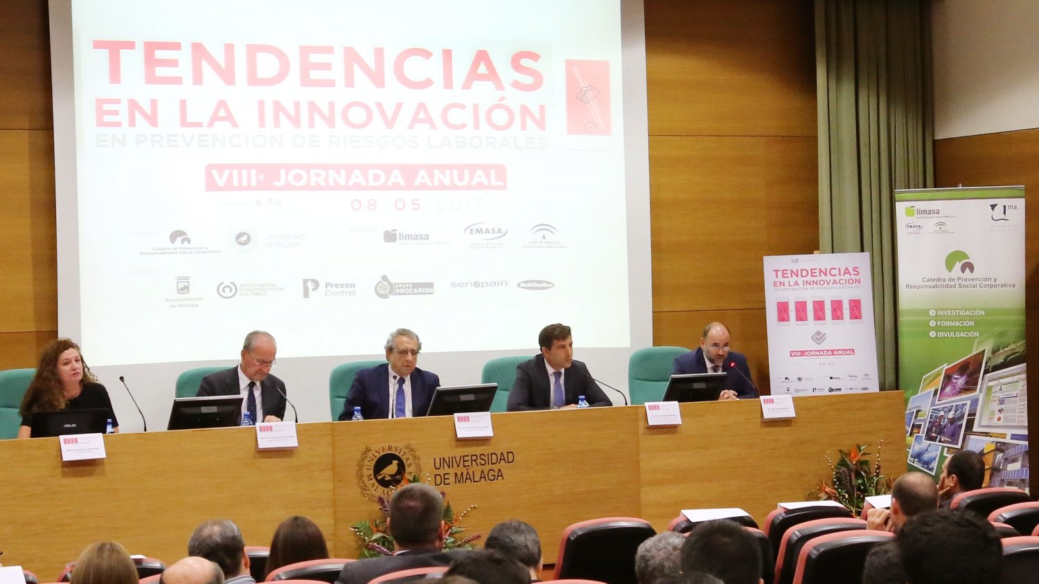 Comienza la VIII Jornada de Prevención y Responsabilidad Social Corporativa en la UMA