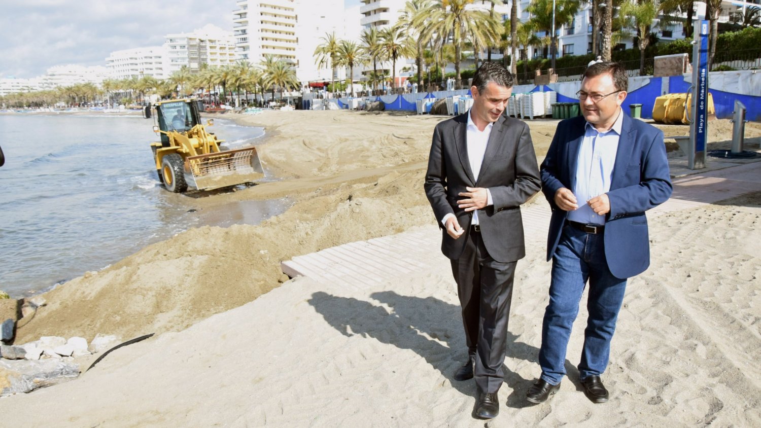 El PSOE reclama al Gobierno en sus enmiendas a los PGE una partida para la estabilización de las playas de Marbella