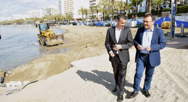 El PSOE reclama al Gobierno en sus enmiendas a los PGE una partida para la estabilización de las playas de Marbella